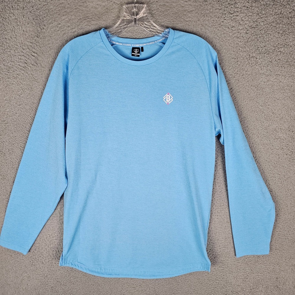 Baseball 101 Shirt Mens M Blue Off Field Training Apparel Pro Series 101 Mesh